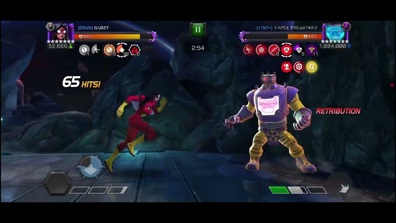 MCOC Off Season - Big Thing - DSVG v EVO - S.woman v Zola - Node 1 