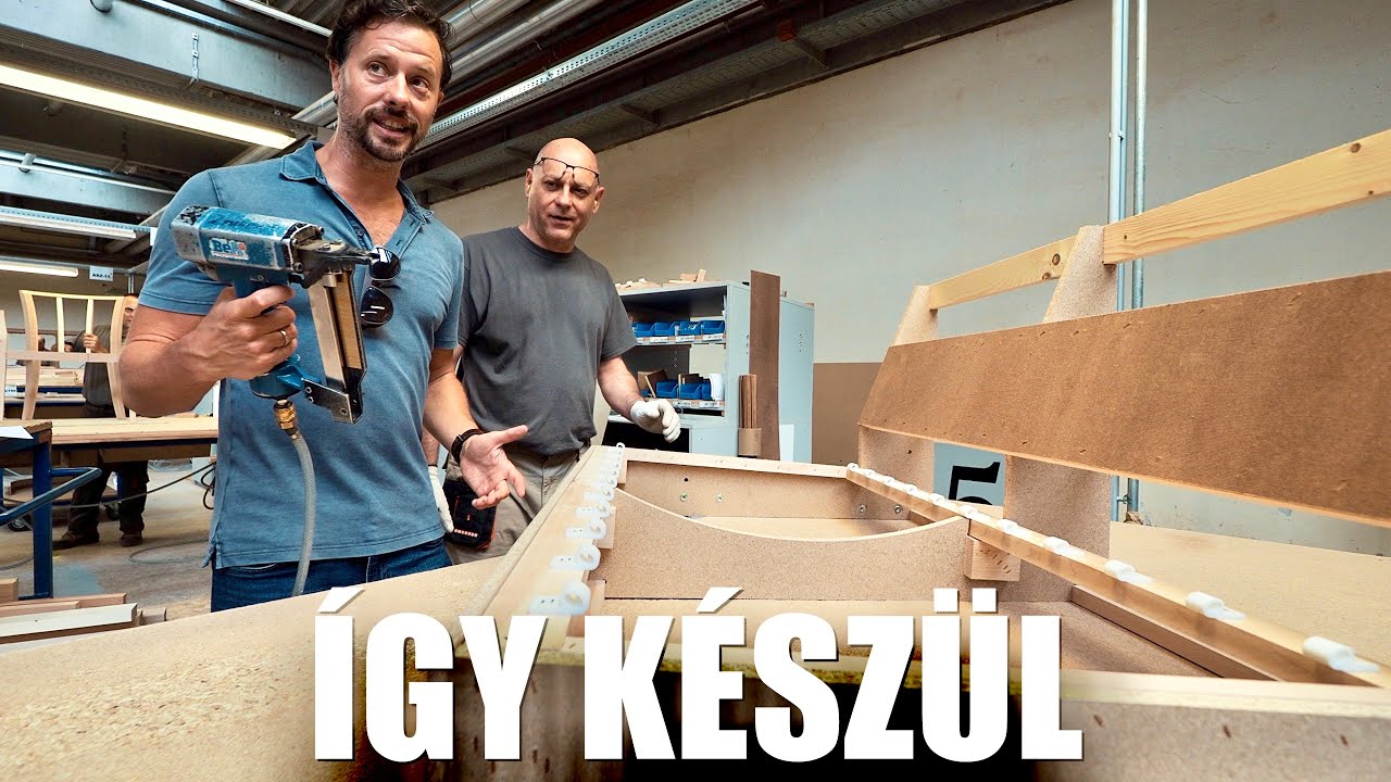 Így készülnek a MENŐ bútorok Európának Körmenden