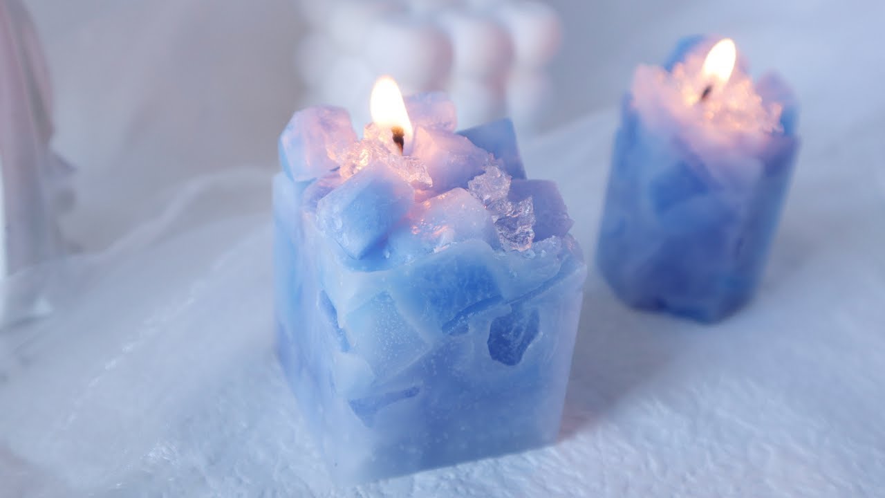 Candle Making Tutorial #4: Frosty Matte Ice Cube
