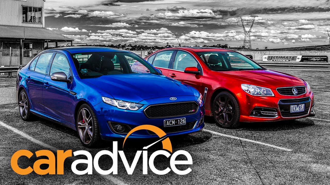 Ford Falcon XR8 v Holden Commdore SS V Redline Track Review