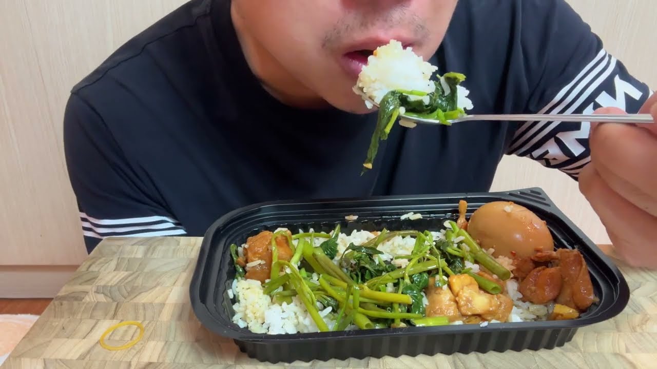 퇴근 후 꿀맛 같은 도시락 먹방 🍱 | 닭볶음, 삶은 계란, 모닝글로리 | 노토킹 ASMR