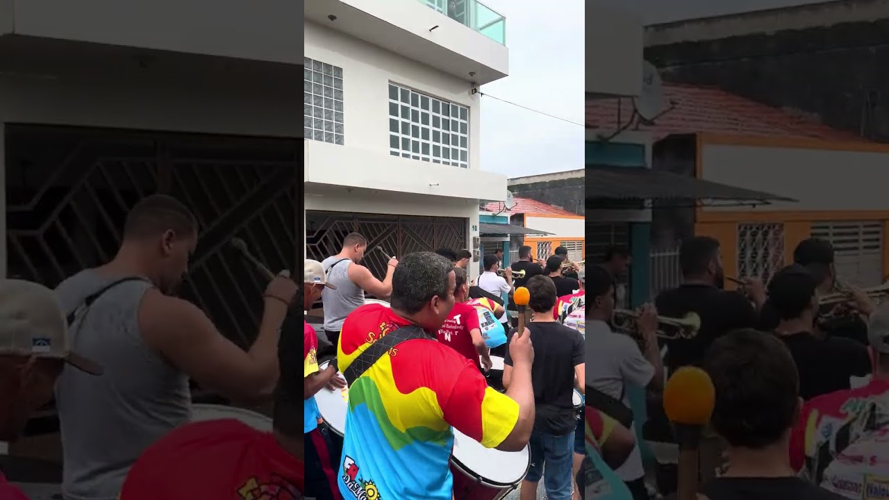 Orquestra de frevo mexe com tudo ! No bloco dos músicos na cidade de Orobo-PE 07/02/2026