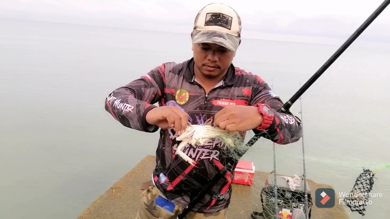 🔴Teknik pancing ketam dan cara pasang jaring pancing 