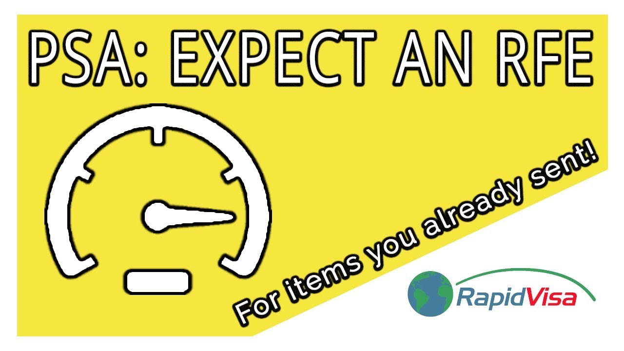 Expect an RFE - Even If You Included It In Your Petition!