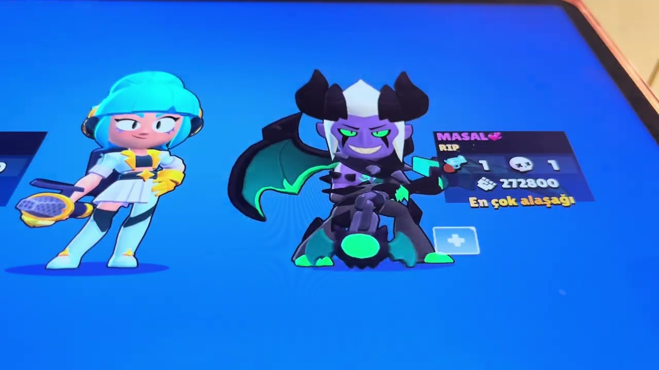Masal ile birlikte brawlstars oynadik