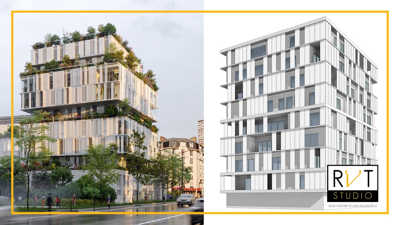 Vertical Panels Facade Modeling