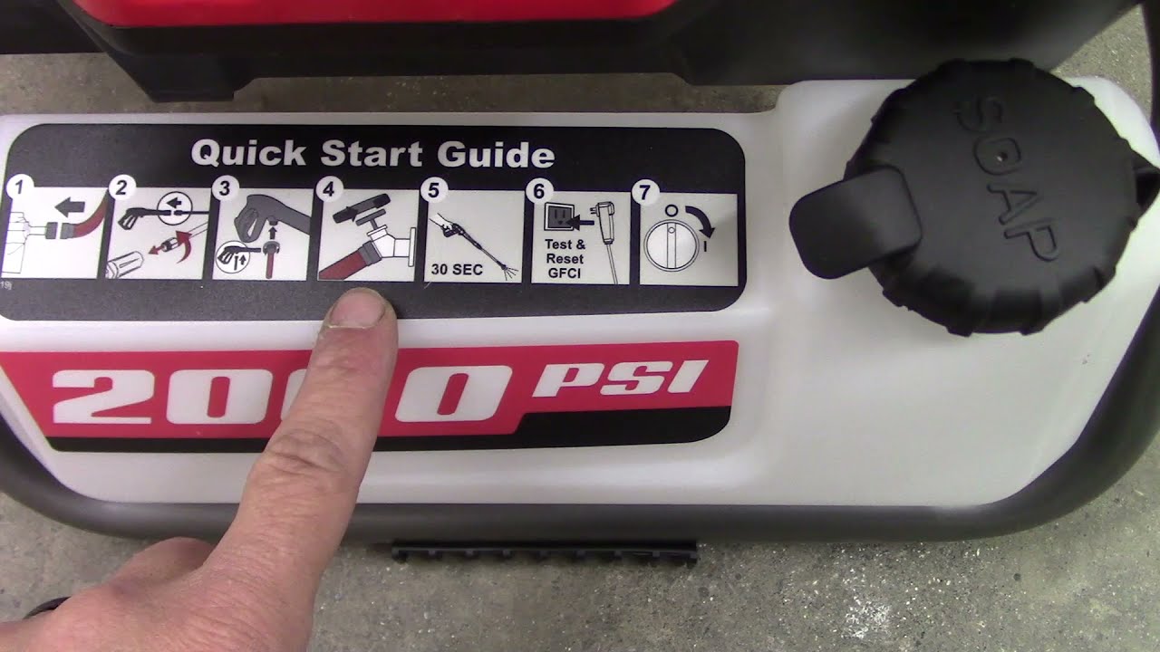 Harbor Freight Bauer 2000psi electric pressure washer unboxing & demo!