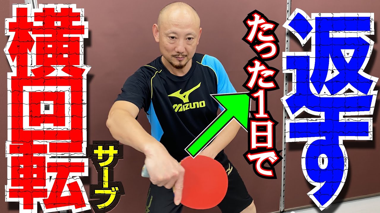 【元中国1位】横回転サーブのレシーブミスが減る方法｜ 中国卓球 孟コーチ 【卓球知恵袋】