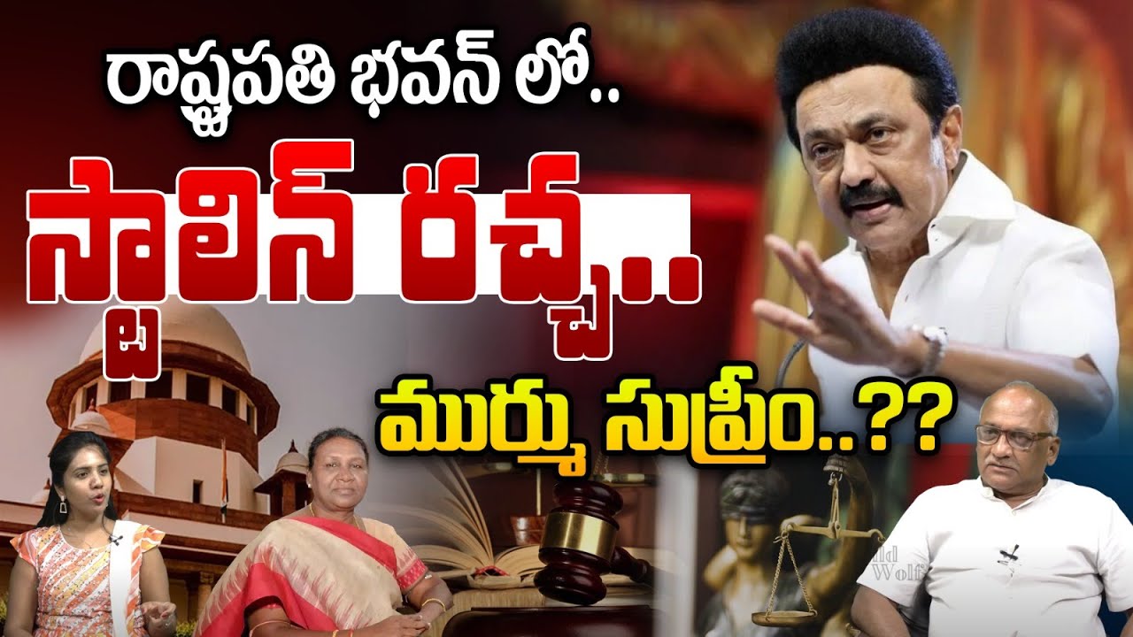 President Murmu Questions Supreme Court : రాష్ట్రపతి భవన్ లో..స్టాలిన్ రచ్చ | Wild Wolf Telugu
