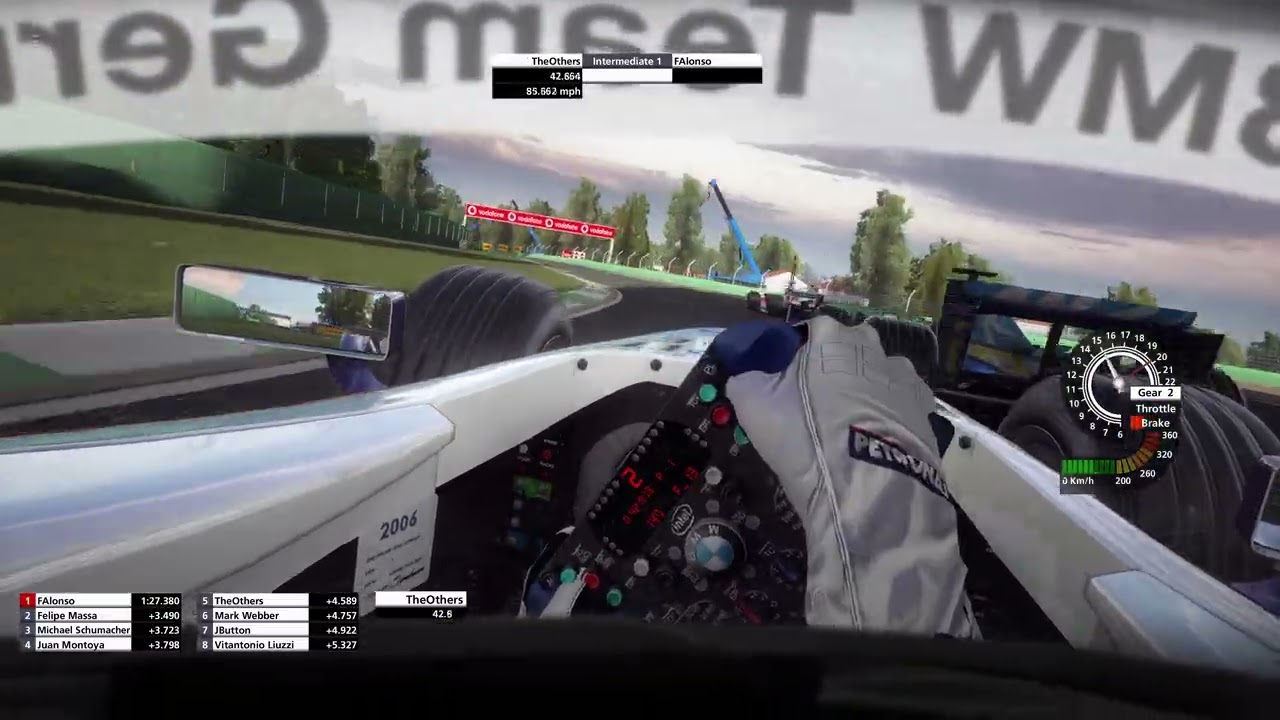 The AI ​​is driving out of the pit lane again during practice... I fixed it... 