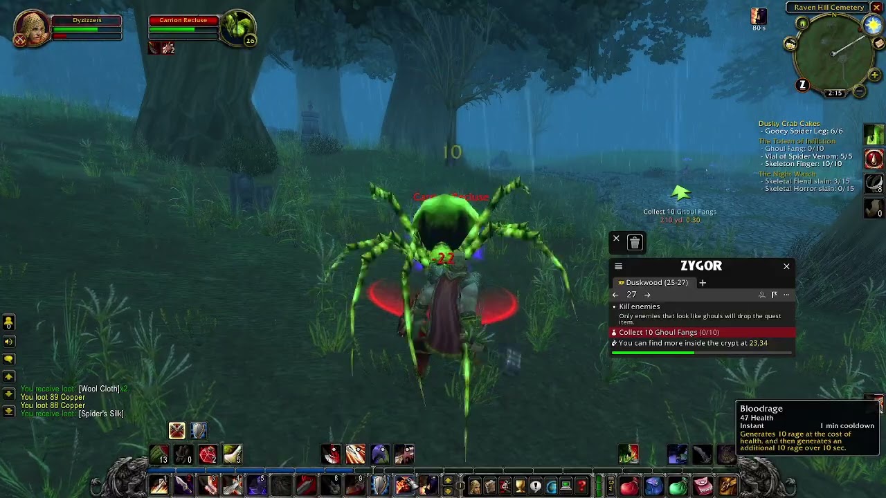 26-27 Fury Warrior TBC Leveling Burning Crusade Duskwood