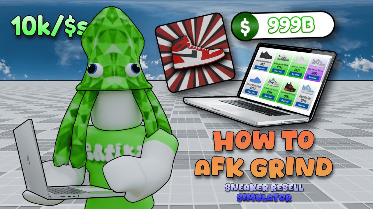 💸📈 BEST AFK Money Method in Sneaker Resell Simulator (OP)