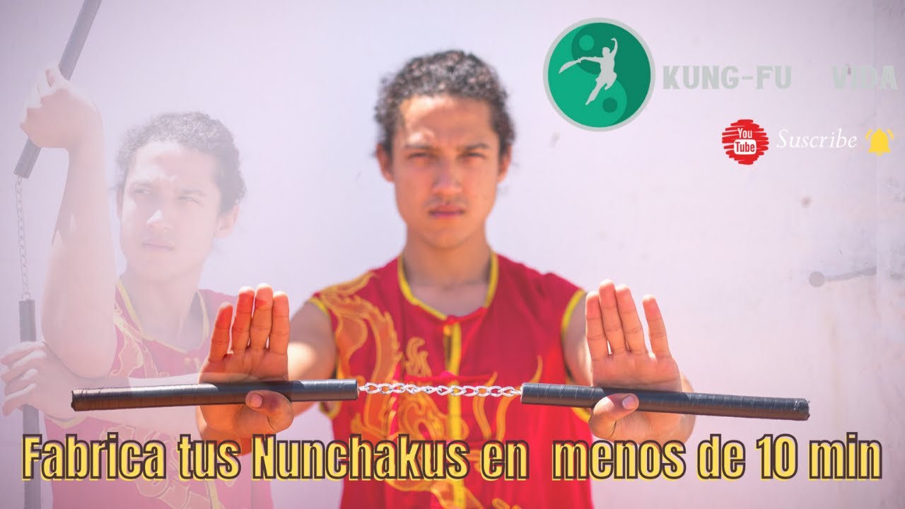 🔥 Como hacer NUNCHAKUS Caseros Fácil (Fabricar Chacos/Chakos de Bruce-Lee) Metal y Madera
