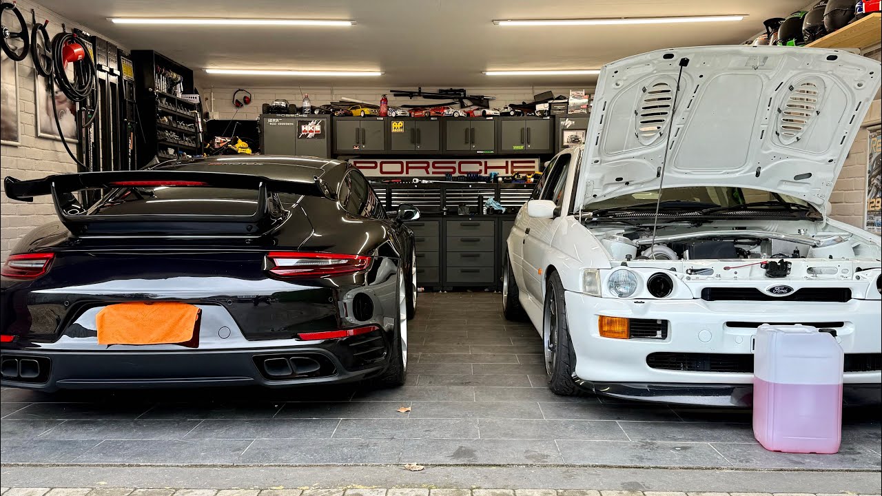 Garage update Porsche 991 Turbo S with a GT3 kit, Escort Cosworth K20 Turbo JamieP