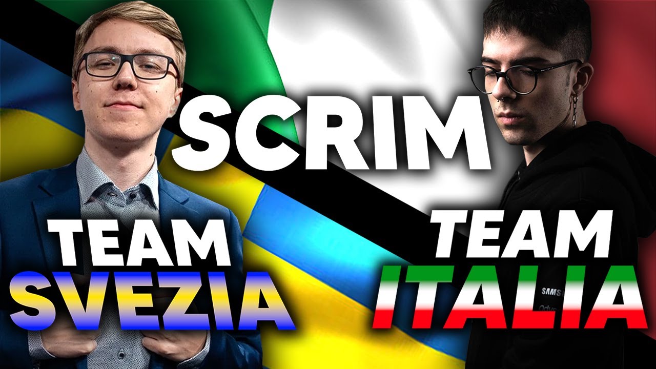 TEAM ITALY VS TEAM SWEDEN - SCRIM PRE TORNEO DRUTUTT