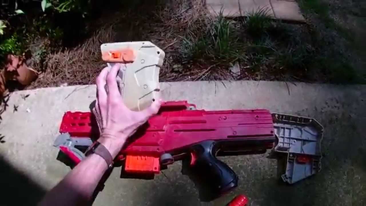 Rare Nerf Crimson Strike Refurbished and Modded + Halo SMG sale