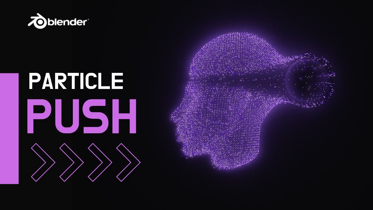 Blender Tutorial - Geometry Nodes Particle Push