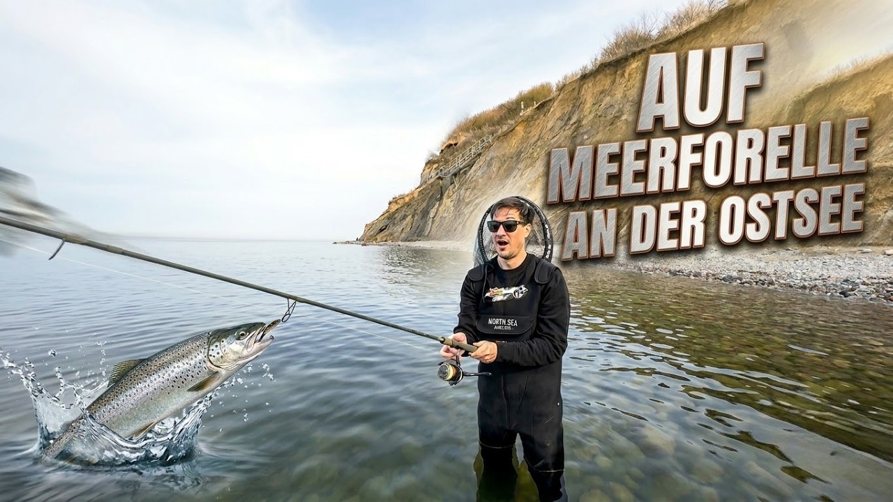 Das ERSTE Mal auf Meerforelle - Angeln an der OSTSEE