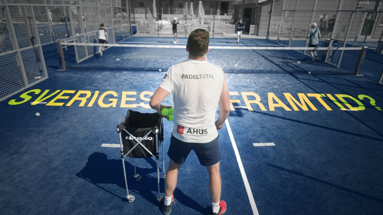 Camp - Sveriges bästa juniorer i hårdträning på Padel on the beach i Åhus