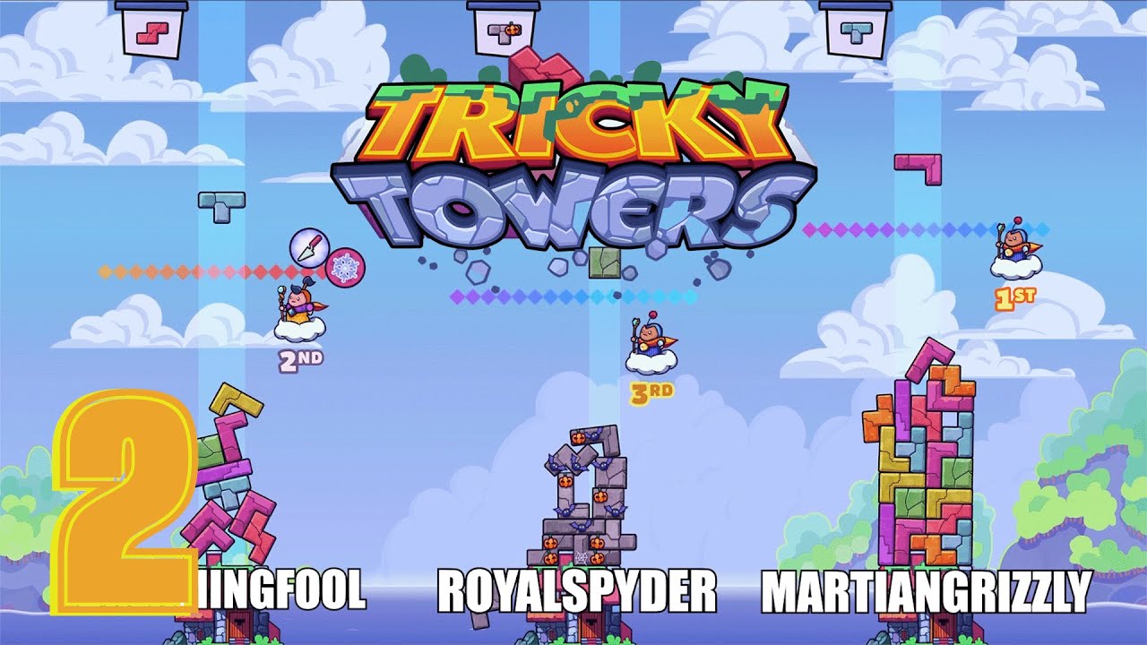 FIRST GAME OF TRICKY TOWERS | TrickyTowers