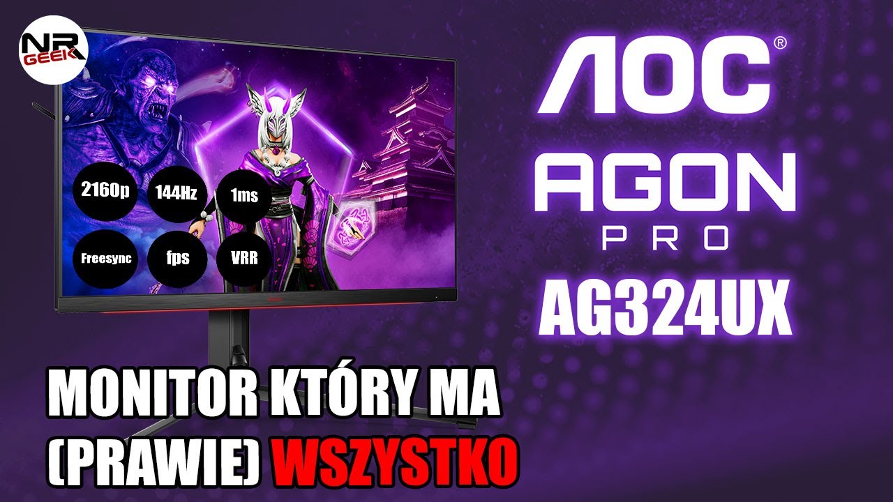 AOC Agon Pro 4 AG324UX - Monitor kt&oacute;ry ma (prawie) wszystko - Hardware