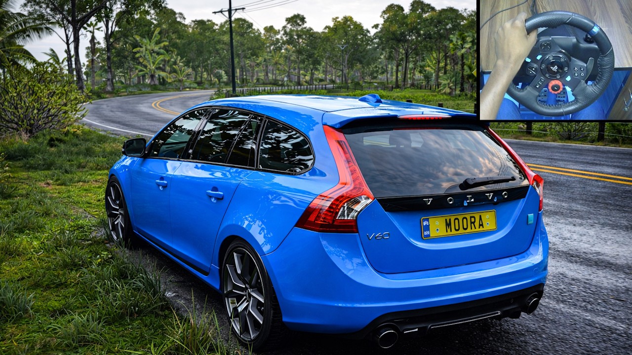 Volvo V60 Polestar - Forza Horizon 5 | Logitech G29 Steering Wheel Gameplay