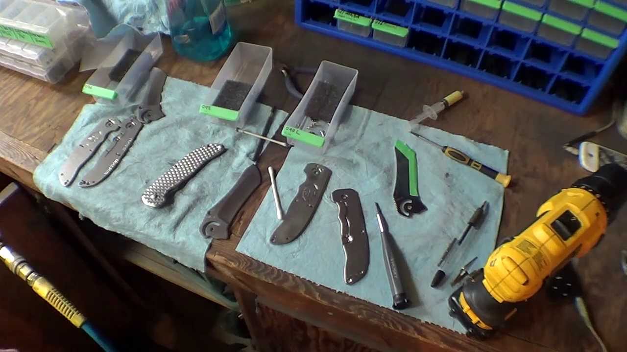 Knifemaking Tuesdays Week 69   Wicked Edge and fixing handles