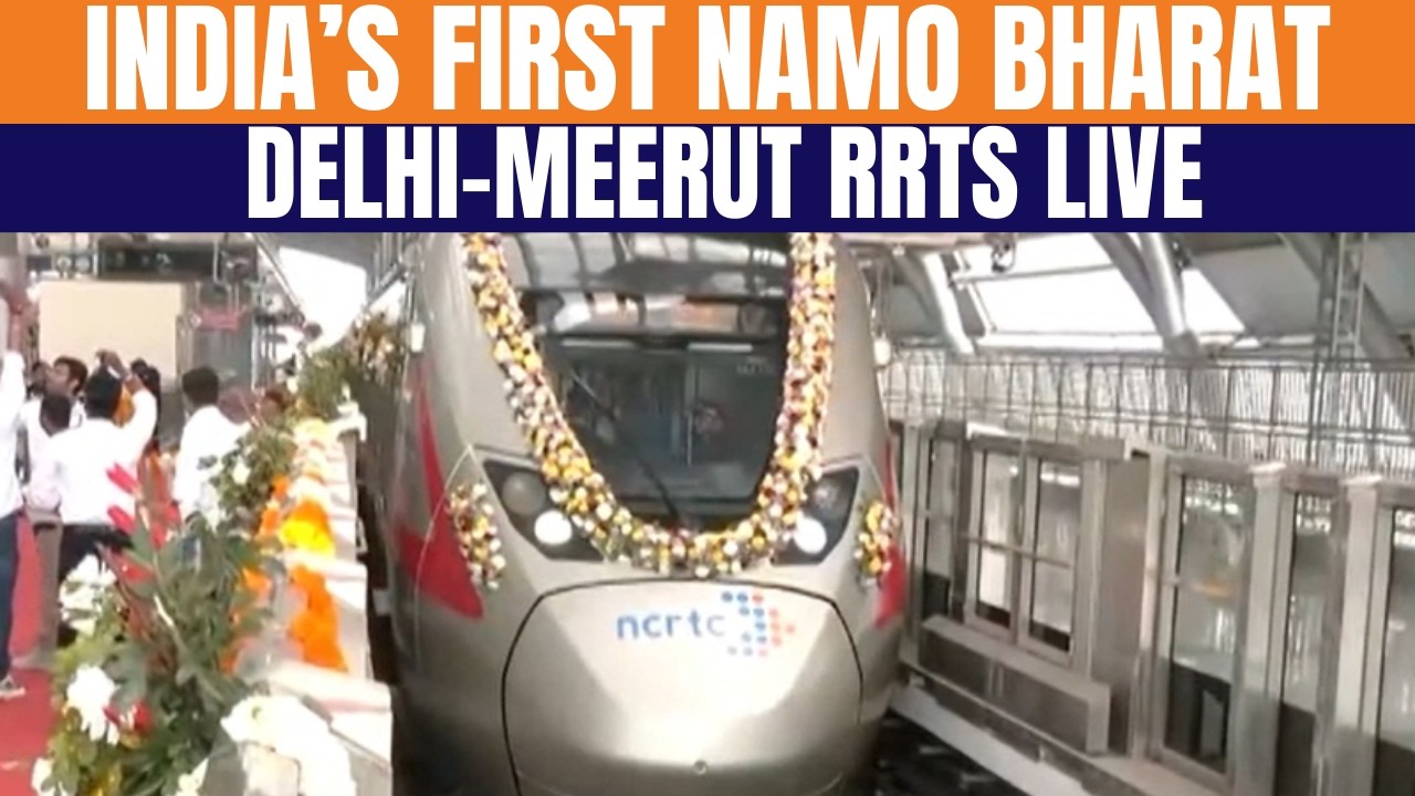 PM Modi Flags Off India’s First Namo Bharat RRTS | Delhi–Meerut Now Connected | News9