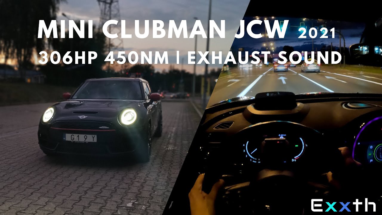Night Drive | 2021 Mini Clubman JCW [2.0 306hp 450nm] | POV | exhaust sound