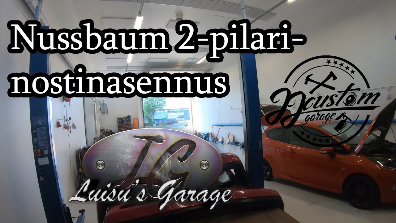 Nussbaum Smart Lift 2.30 SL DT 2 asennus | Luisu's Garage | JJ Custom