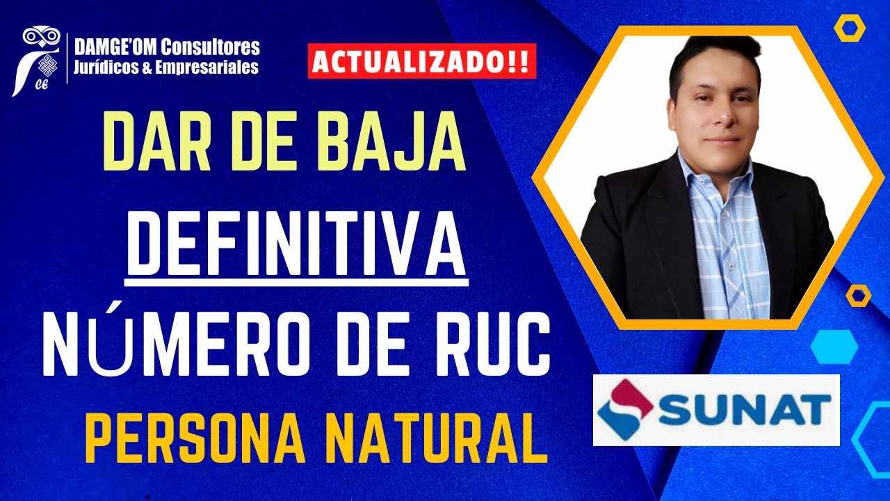 Como dar de baja DEFINITIVA mi RUC - SUNAT 2024 - Bien explicado