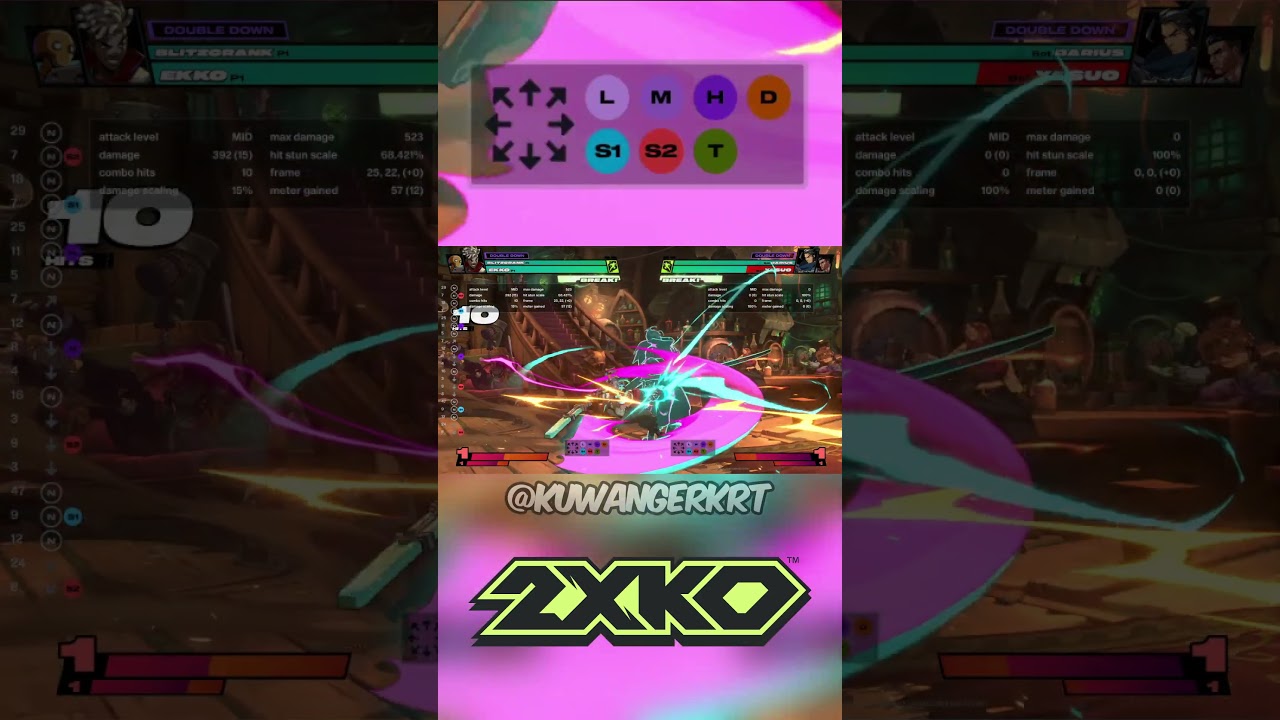 Ekko Chronostrike Timewinder Combo | 2XKO Closed Beta