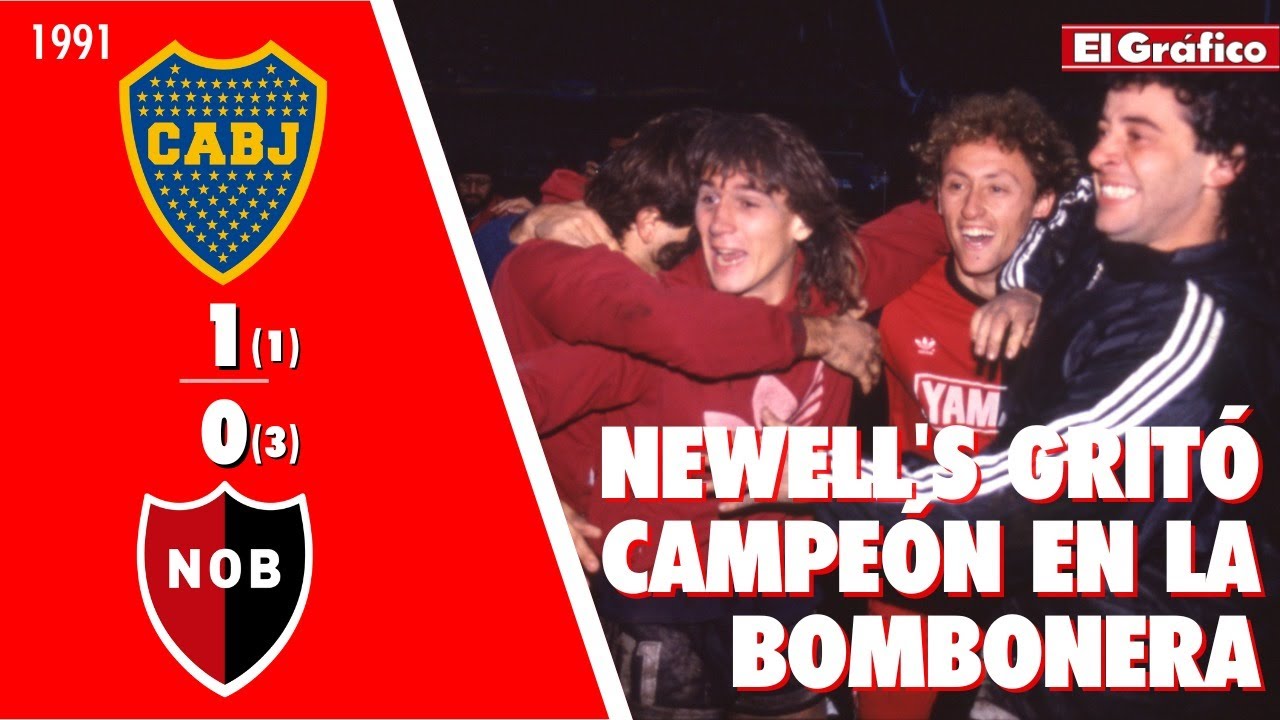 TEMPORADA 1990/1991 - FINAL VUELTA: BOCA 1 (1) NEWELL'S 0 (3)