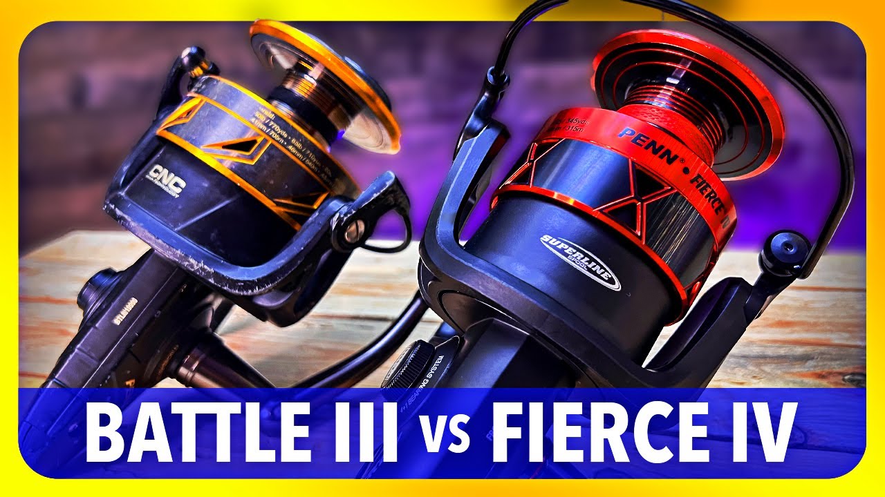Обзор Penn FIERCE 4 vs BATTLE 3, какой ролик лучше?