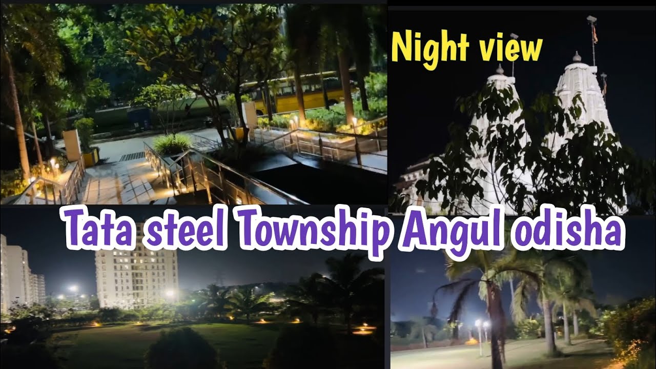 Mesmerizing Night View of Tata steel Township Angul odisha.#nightview #tatasteeltownship #tatasteel
