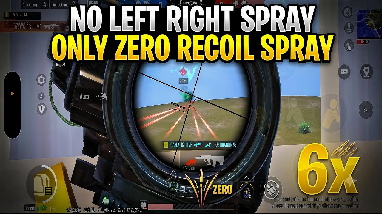 ZERO RECOIL SENSITIVITY FOR BGMI 4.5 UPDATE ✅ BGMI SENSITIVITY SETTINGS 2026 | PUBG MOBILE