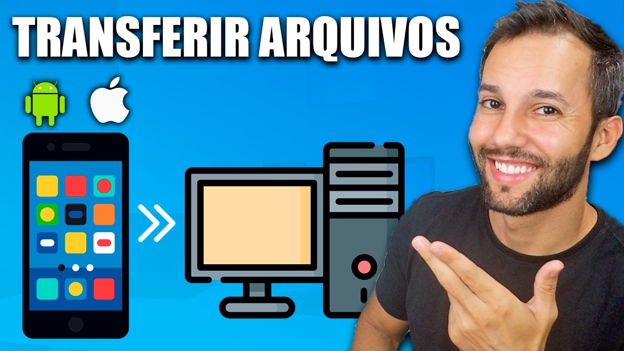O MELHOR jeito de Transferir Arquivos do Celular para PC (Android e iPhone)