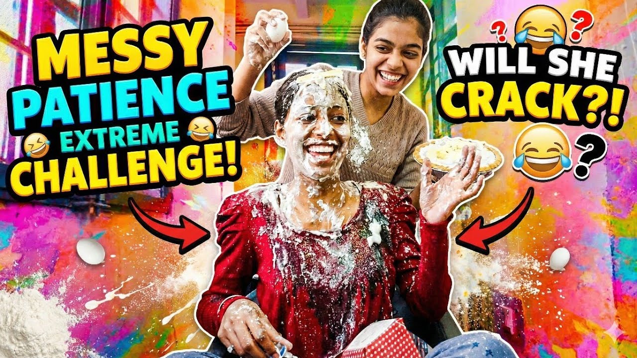 messy patience challenge 🤣🫣 hardest challenge ever 🥲 #messypatience #challengevideo