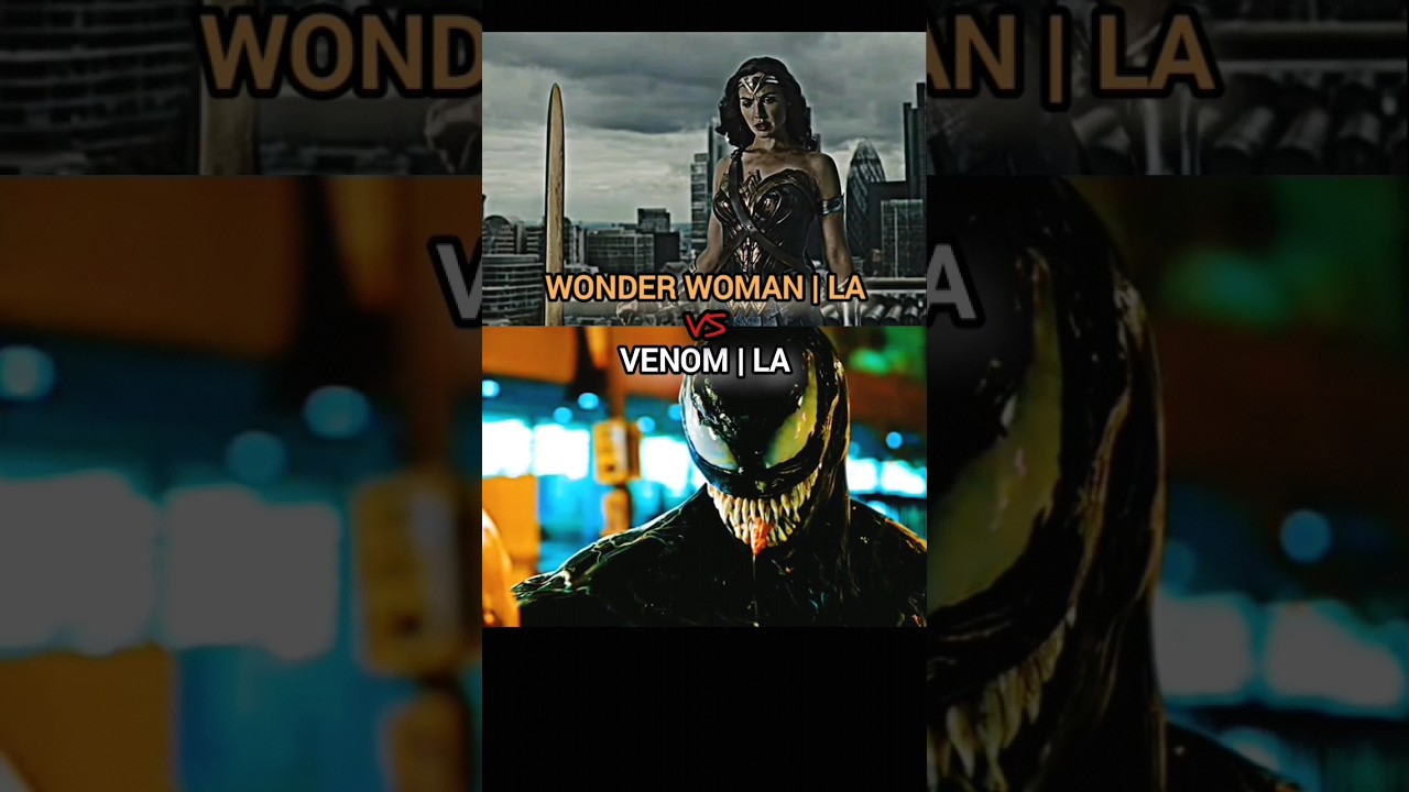Wonder Woman VS Venom #edit #marvel #dc