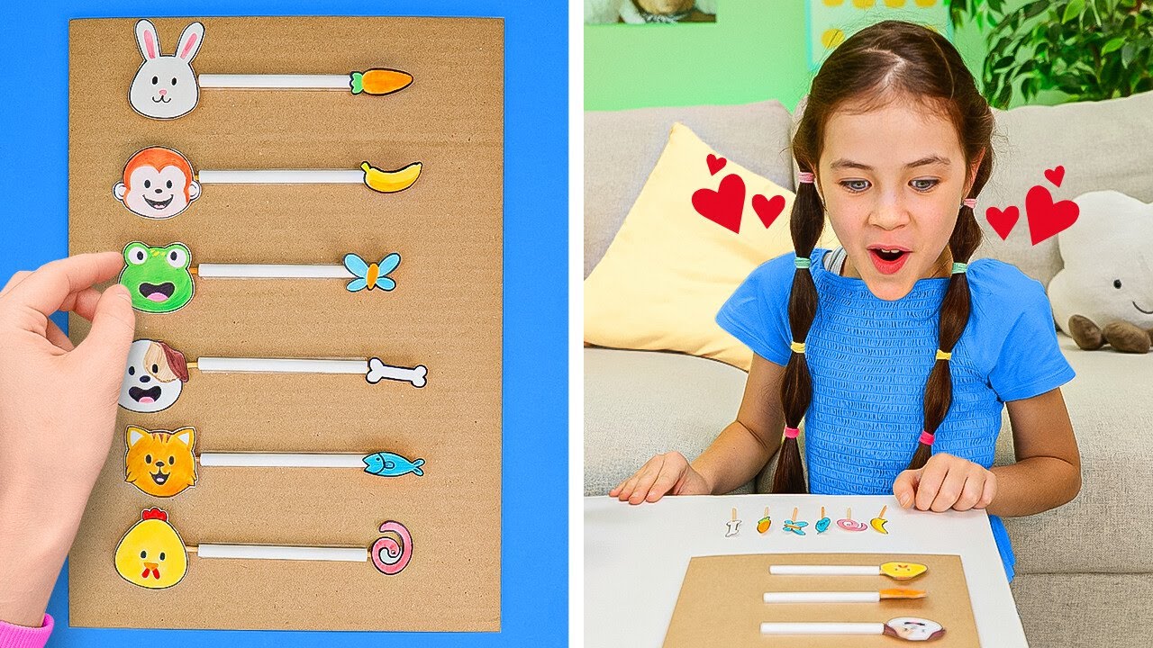 🐾 So Fun! 🌟 Let's Match The Animals with Their Food! 🔍