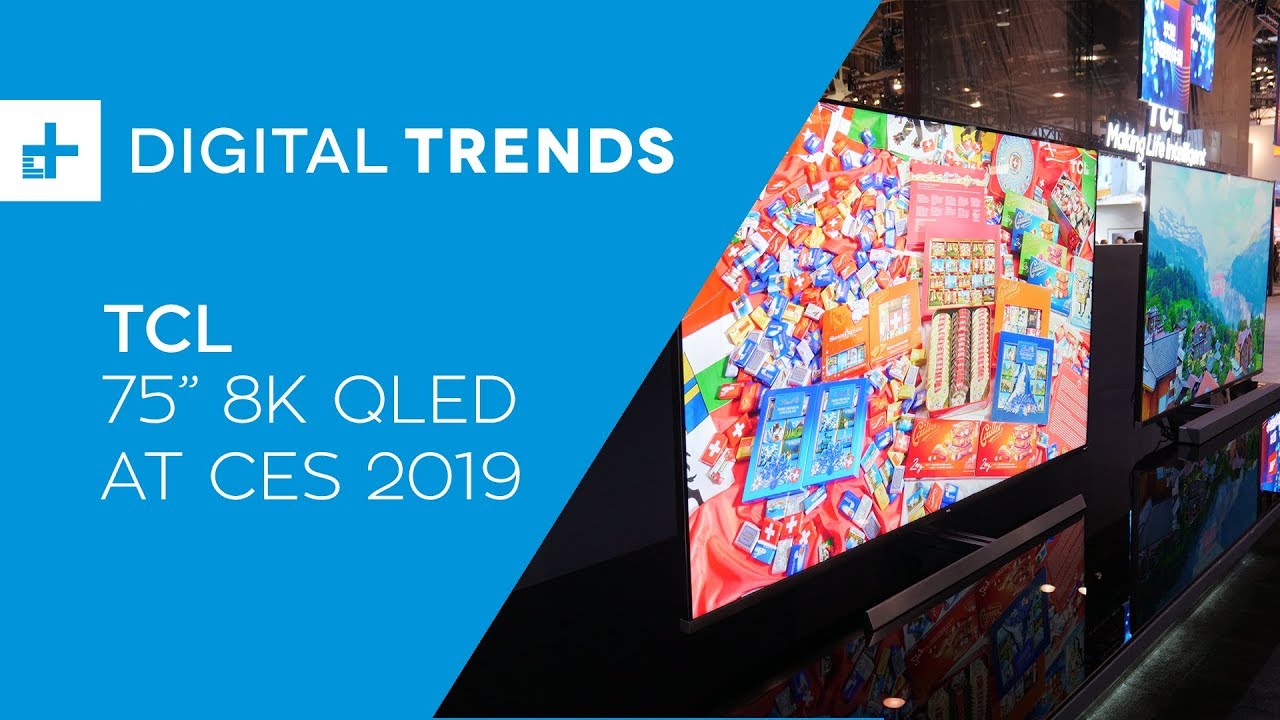 TCL 75-Inch 8K QLED TV - Hands On at CES 2019