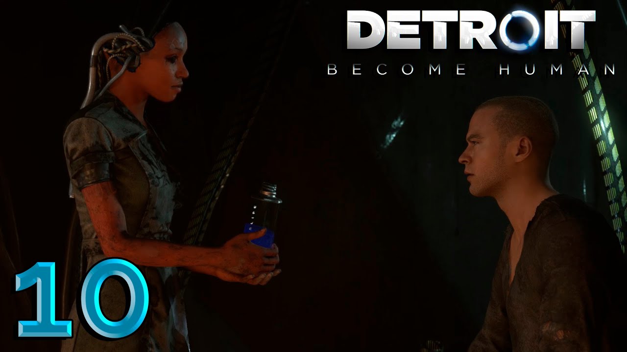 Detroit: Become Human прохождение на геймпаде часть 10 Погоня и Посвящение в Иерихонцы