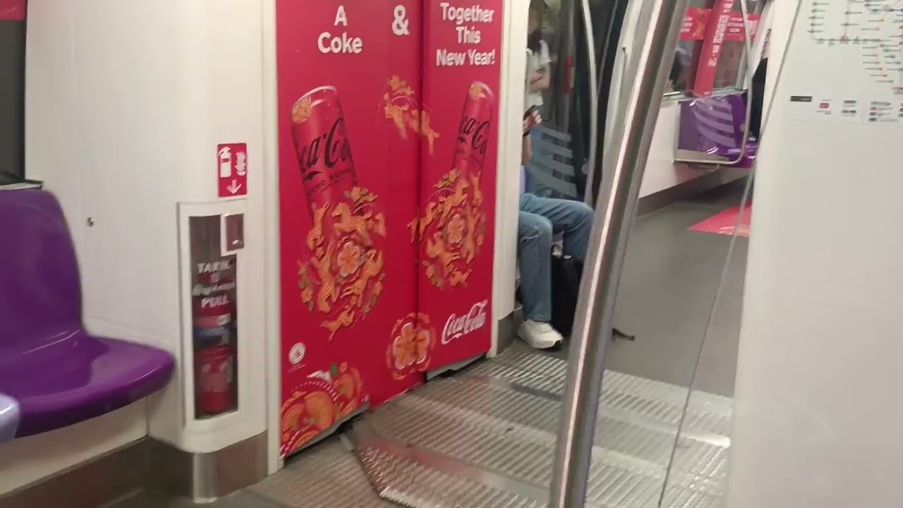 Alstom Metropolis RC751A 7015/7016 From Punggol Coast To Sengkang (CNY Theme)