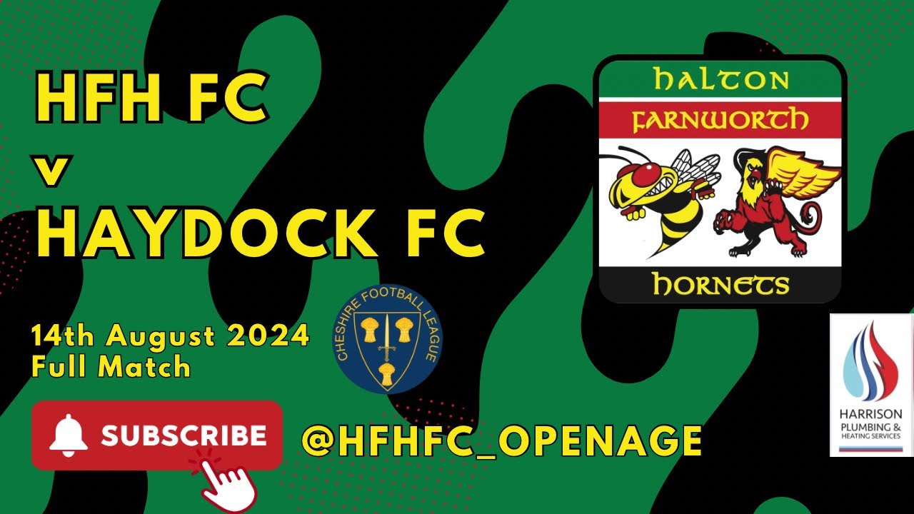 Halton Farnworth Hornets FC v Haydock FC - 14th August 2024 - Cheshire League 2 - Full Match