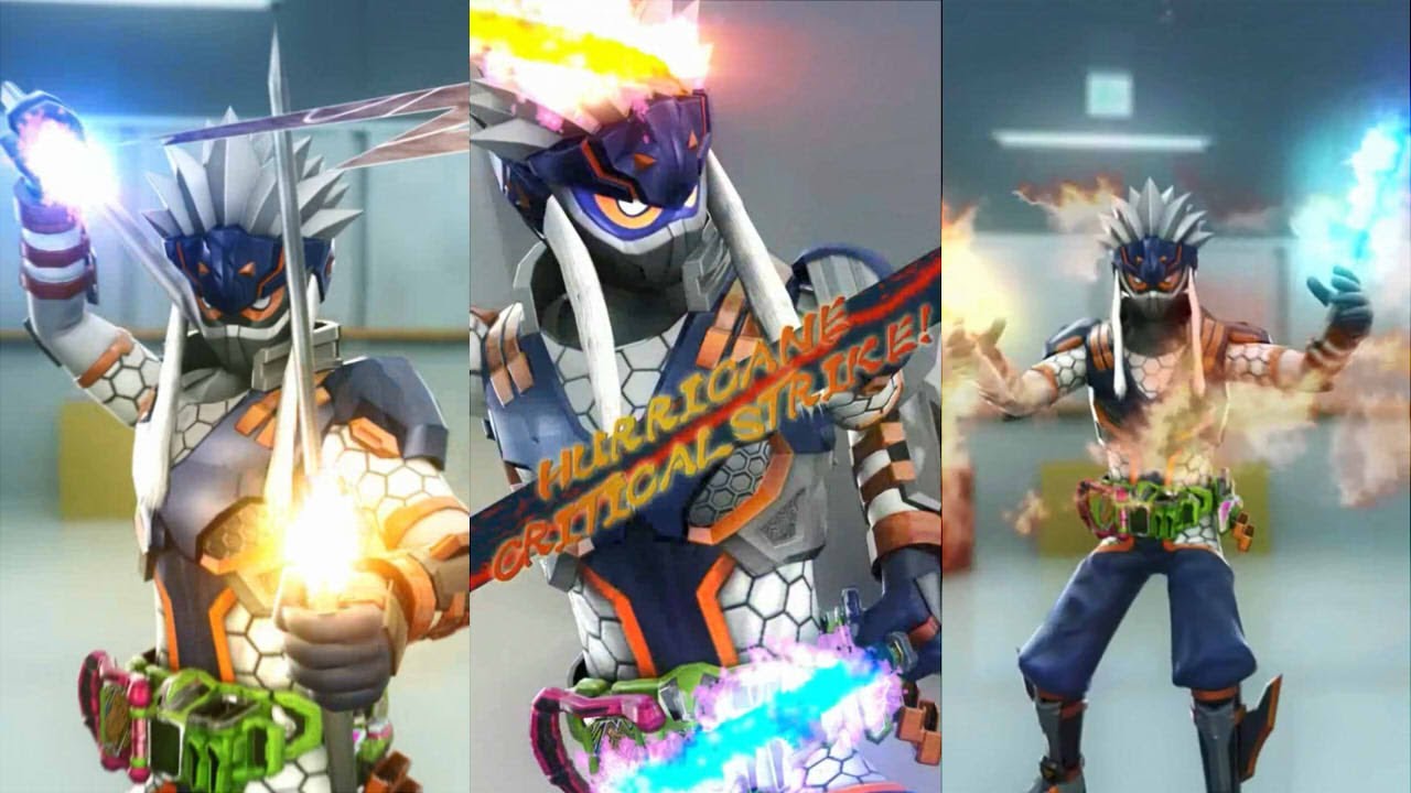 【ガンバライジング】SR 仮面ライダー風魔 ニンジャゲーマー ハリケーンクリティカルストライク