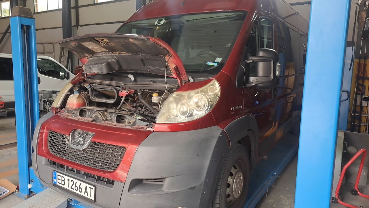 Peugeot Boxer 3 2.2 HDi - Clutch replacement / Смяна на съединител (Пежо Боксер)