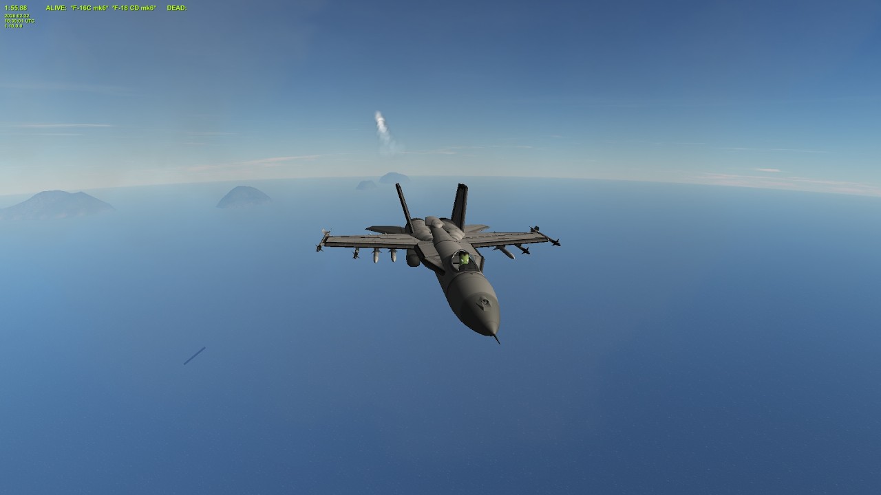 KSP + BDA - F18 v MiG29 (guns only)