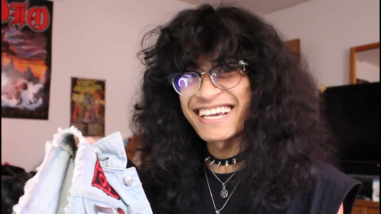 A Poser Struggles to Explain His New Battle Vest and Jacket (his personal punk jacket)