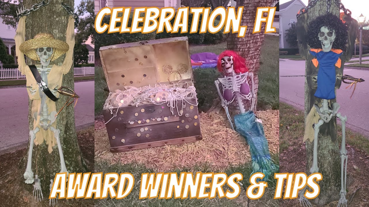 Celebration Florida, Halloween Award Winning Decorated Houses . Plus Trick Or Treating Information!