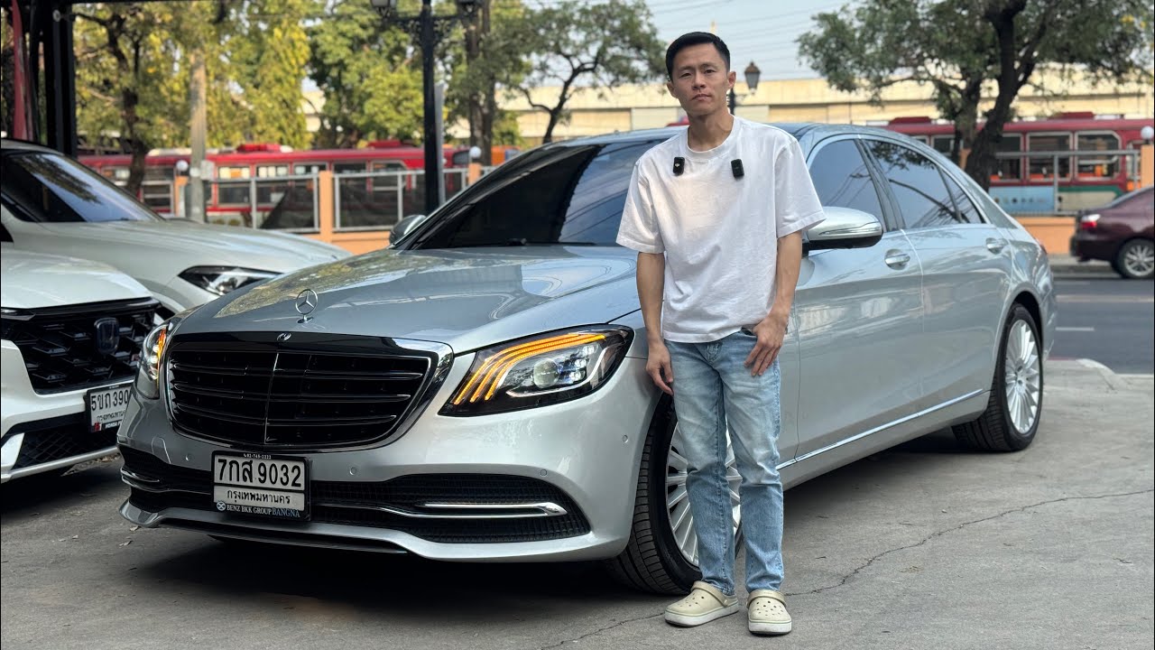 🚘BENZ S-CLASS S350d EXCLUSIVE FACELIFT W222 2018 เครื่องดีเซล สีเทา ไมล์50,000 กม.ราคา 2,290,000 บาท